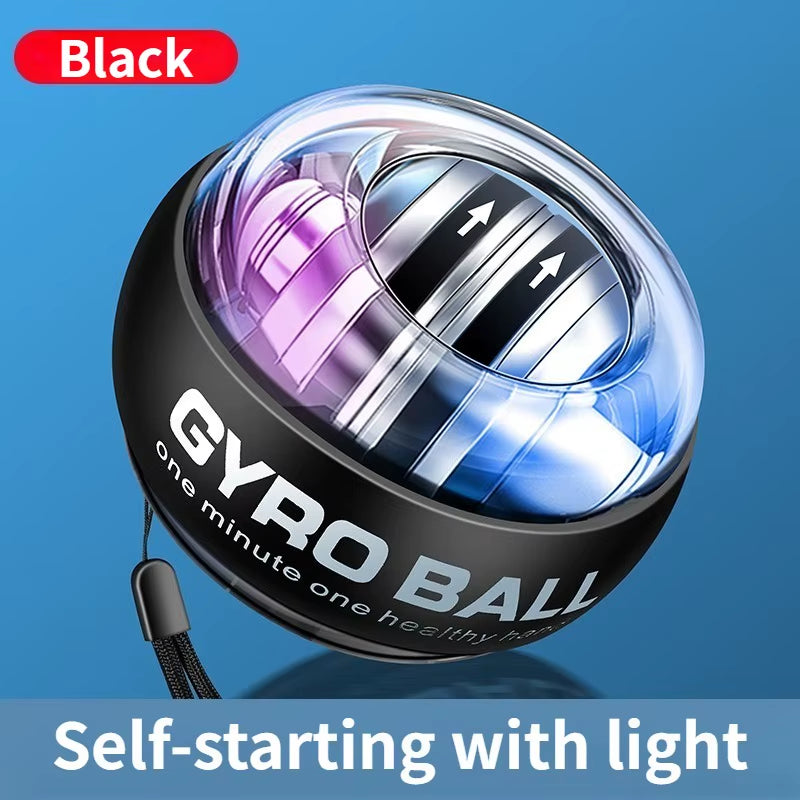 Power Ball Wrist Trainer Ball Wrist Strengthener Gyro Self-Starting Forearm Trainer Gyro Ball for Strengthening Muscles