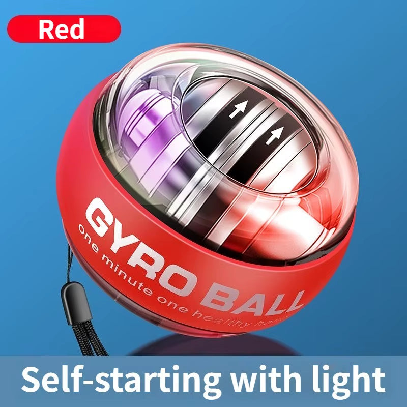 Power Ball Wrist Trainer Ball Wrist Strengthener Gyro Self-Starting Forearm Trainer Gyro Ball for Strengthening Muscles