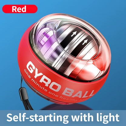 Power Ball Wrist Trainer Ball Wrist Strengthener Gyro Self-Starting Forearm Trainer Gyro Ball for Strengthening Muscles