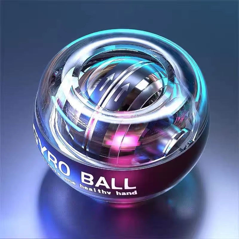 Power Ball Wrist Trainer Ball Wrist Strengthener Gyro Self-Starting Forearm Trainer Gyro Ball for Strengthening Muscles